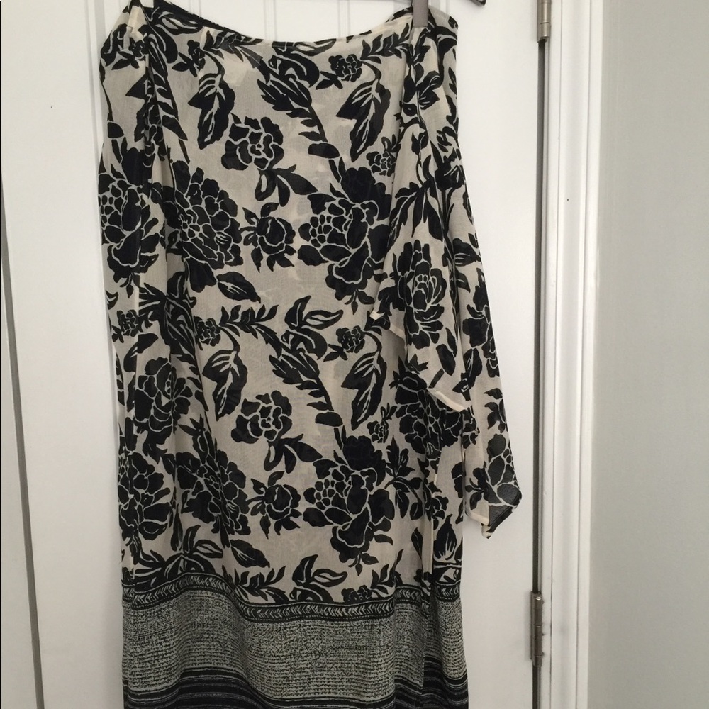 Talbots Side Tie Wrap Skirt